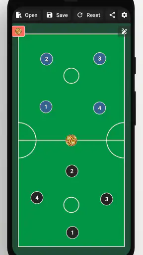 Sepak Takraw Tactic Board screenshot