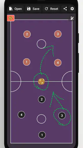 Sepak Takraw Tactic Board screenshot