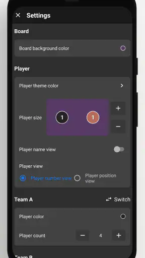 Sepak Takraw Tactic Board screenshot