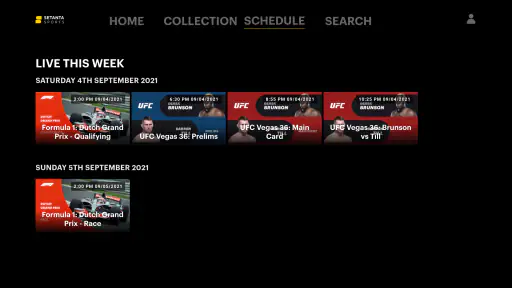Setanta Sports: Live Score App screenshot