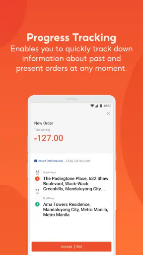 SFD Driver: App for Partners screenshot