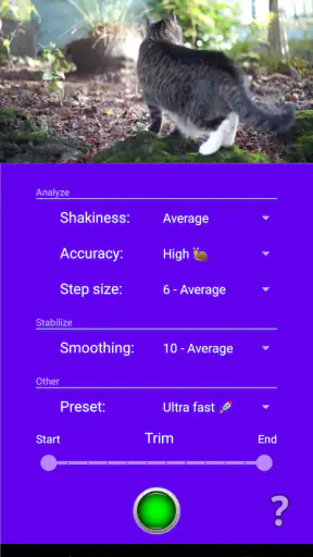 Shaky Video Stabilizer screenshot