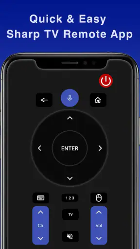 Sharp TV Remote screenshot