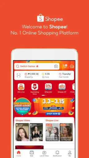 Shopee PH: 3.3-3.15 Sale screenshot