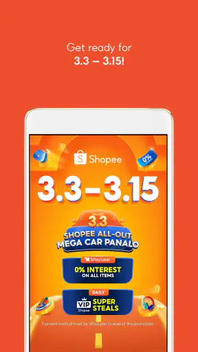 Shopee PH: 3.3-3.15 Sale screenshot