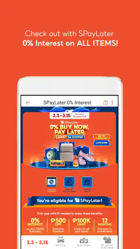 Shopee PH: 3.3-3.15 Sale screenshot