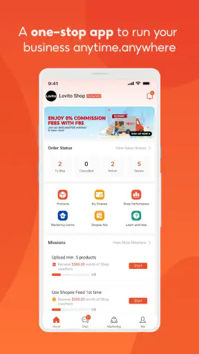 Shopee Seller Center screenshot