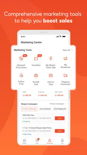 Shopee Seller Center screenshot