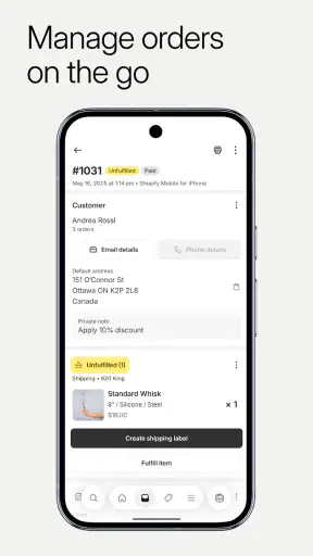 Shopify: Sell online/in person screenshot