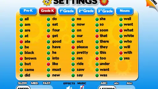 Sight Words Learning Games & R screenshot