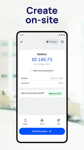 Simple Invoice Maker & Receipt screenshot