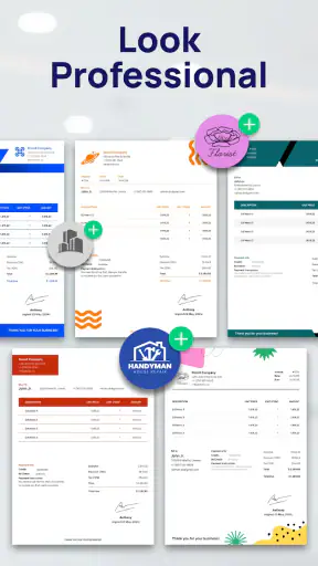 Simple Invoice Maker & Receipt screenshot