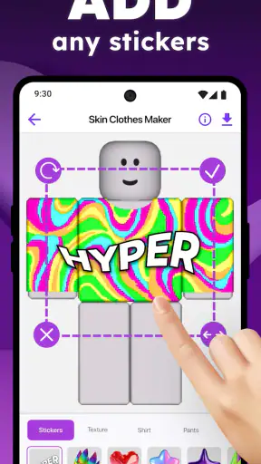 Skins & Avatars Clothes Maker screenshot