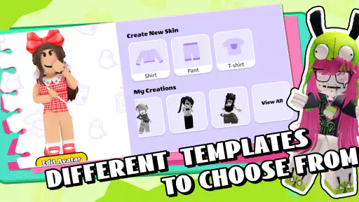 Skinzy: Skin Editor for Roblox screenshot