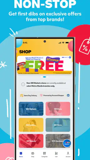 SMAC&SHOP screenshot
