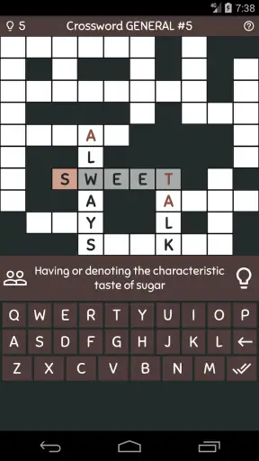 Smart Crossword English Puzzle screenshot