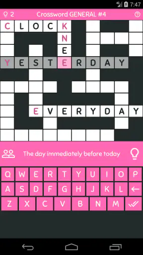 Smart Crossword English Puzzle screenshot