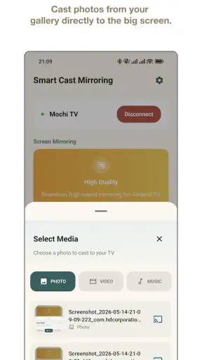 Smart Mirror Screen & Cast TV screenshot