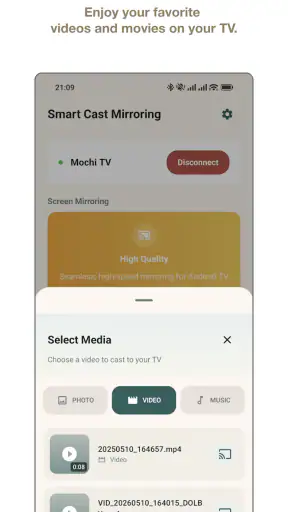 Smart Mirror Screen & Cast TV screenshot