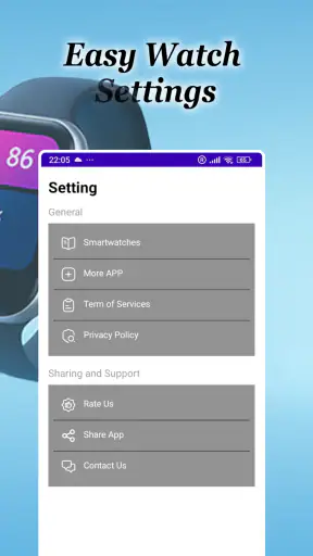SmartWatch Connect for Android screenshot
