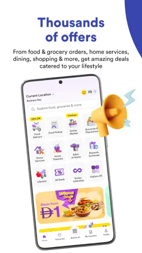 Smiles: Food Grocery Lifestyle screenshot