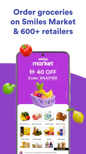 Smiles: Food Grocery Lifestyle screenshot