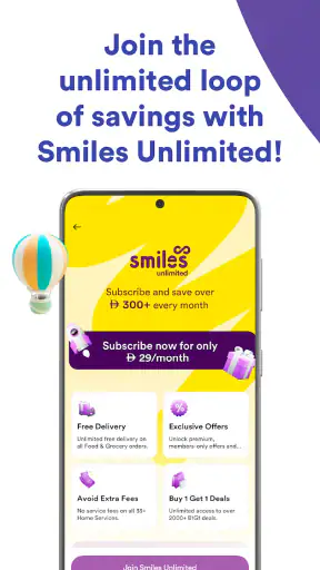 Smiles: Food Grocery Lifestyle screenshot