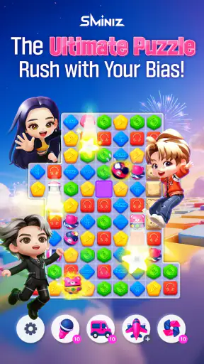 SMiniz: K-POP Puzzle Game screenshot