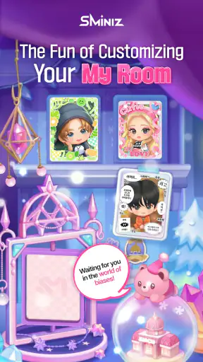 SMiniz: K-POP Puzzle Game screenshot