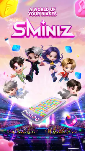 SMiniz: K-POP Puzzle Game screenshot