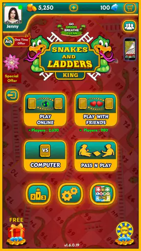 Snakes and Ladders King screenshot
