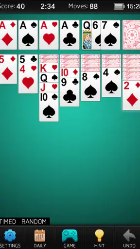 Solitaire screenshot