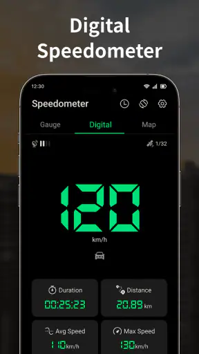 Speedometer Offline: GPS, HUD screenshot