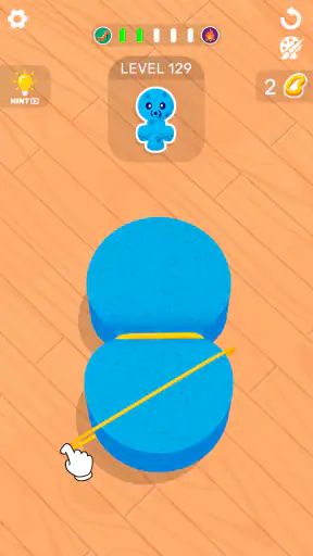 Sponge Art: Shape Puzzle screenshot