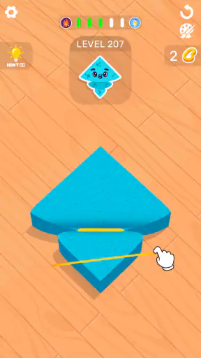Sponge Art: Shape Puzzle screenshot