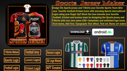 Sports Jersey Maker & Designer screenshot
