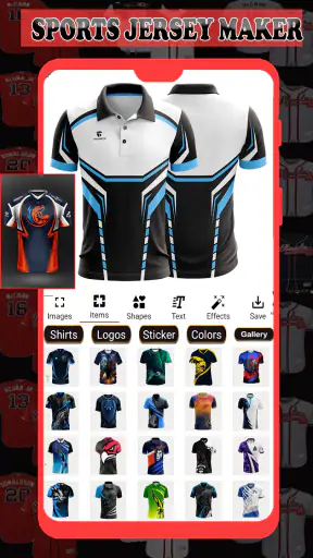Sports Jersey Maker & Designer screenshot