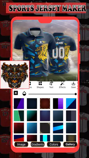 Sports Jersey Maker & Designer screenshot