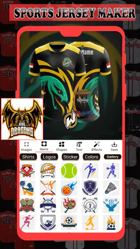 Sports Jersey Maker & Designer screenshot