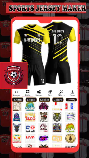 Sports Jersey Maker & Designer screenshot