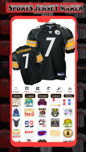 Sports Jersey Maker & Designer screenshot
