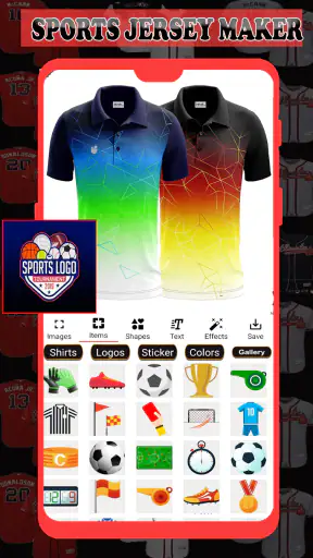 Sports Jersey Maker & Designer screenshot