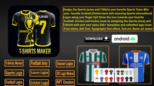 Sports T-shirt Maker &Designer screenshot