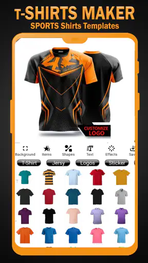 Sports T-shirt Maker &Designer screenshot