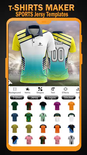 Sports T-shirt Maker &Designer screenshot