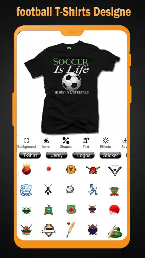 Sports T-shirt Maker &Designer screenshot