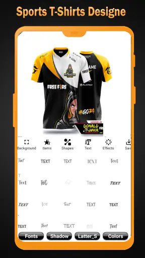 Sports T-shirt Maker &Designer screenshot