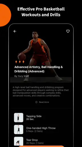 SpotBasket Basketball Training screenshot