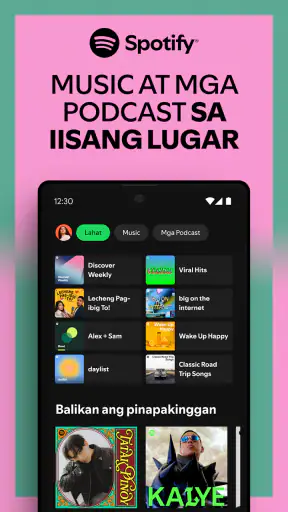 Spotify: Music at Podcasts screenshot