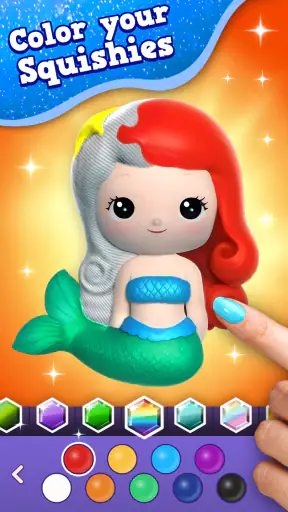 Squishy Magic: 3D Toy Coloring screenshot